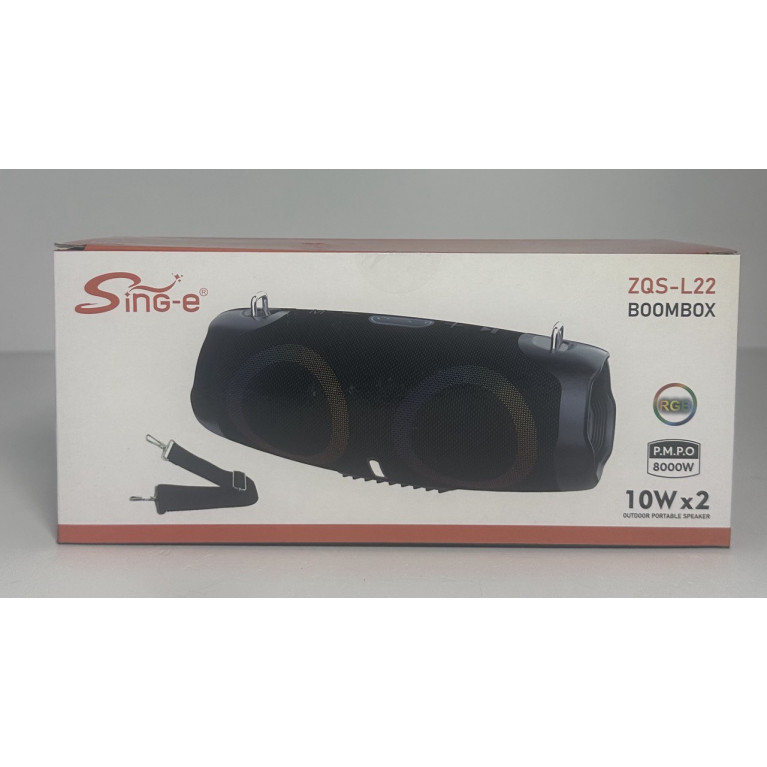 Колонка музыкальная , свет в коробке 22*10*10 см zqs-l22