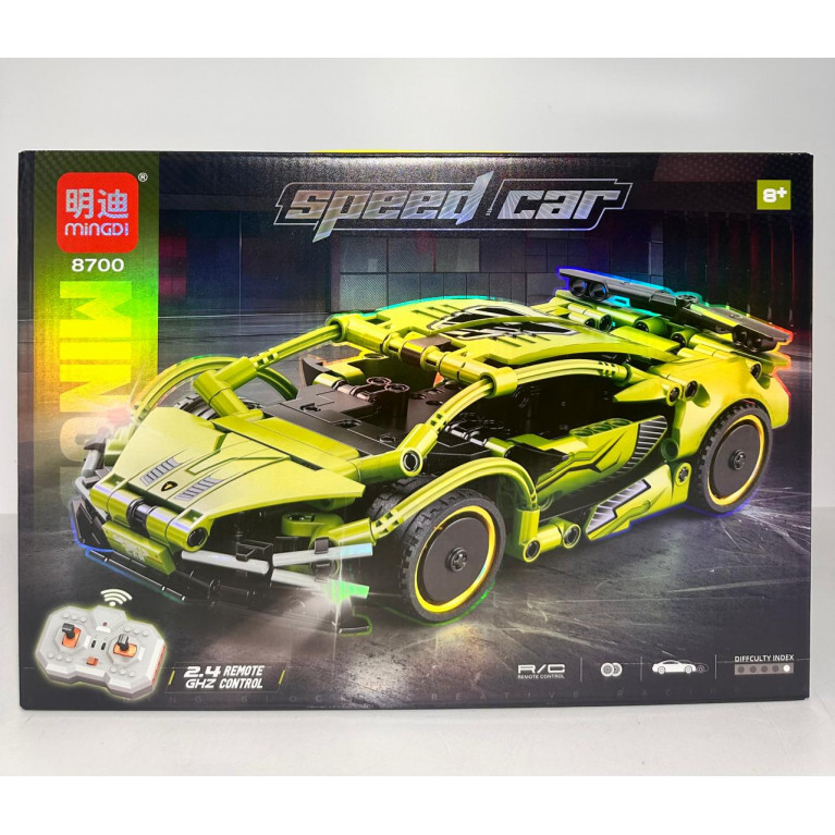 Игрушка конструктор машина с пультом управления 8700 40*8*28 см