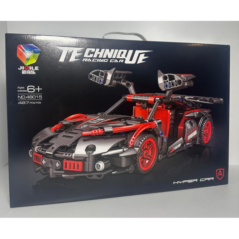 Игрушка машина конструктор 487 детали 48015  52*7,5*35 см