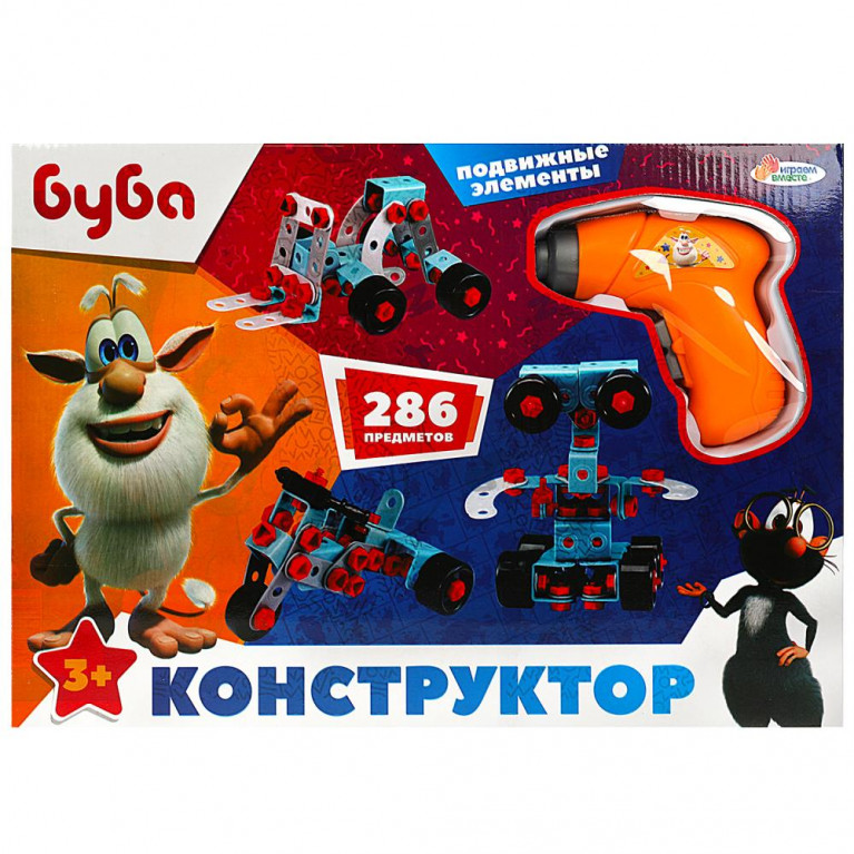 ллллл Конструктор БУБА кор.41,2*29*5,5см ИГРАЕМ ВМЕСТЕ в кор.24шт