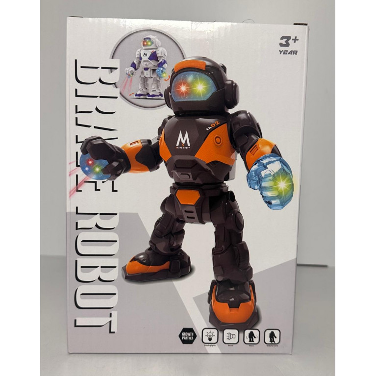 Игрушка робот на батарейках движение, свет, звук  8811 16*8*23 см