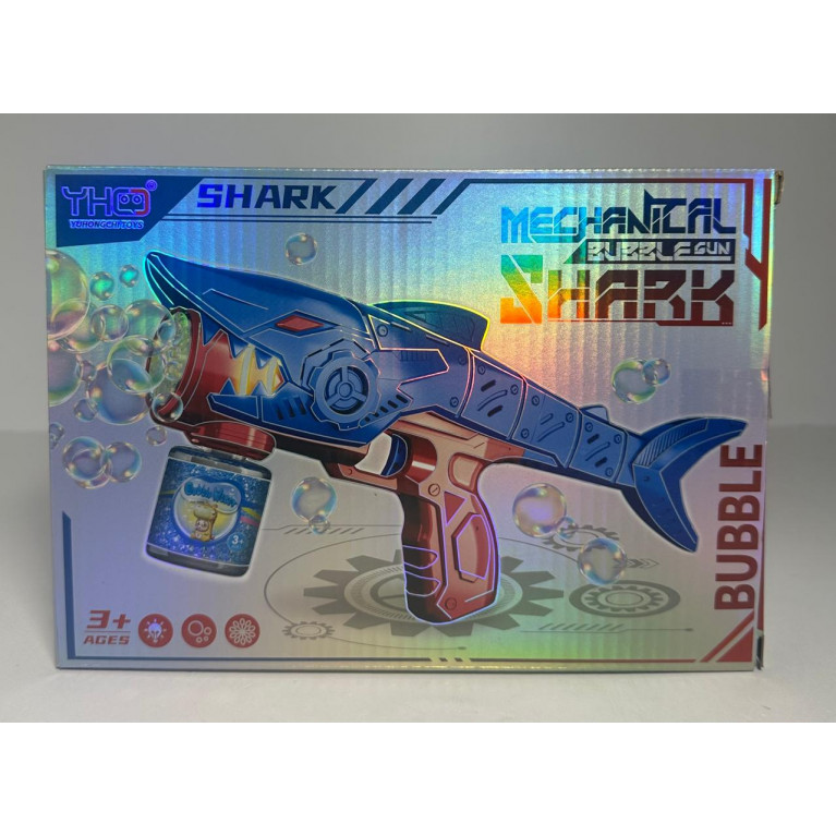 Игрушка пистолет генератор мыльных пузырей  333-55 24*8*17 см