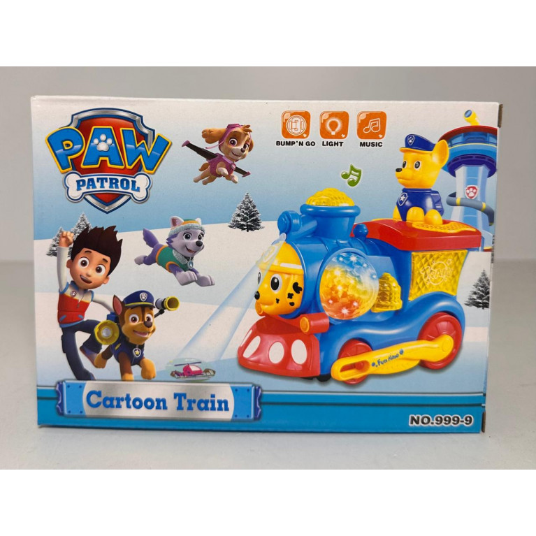 Игрушка паравозик движение, свет, звук 999-9 20,5*10,5*15 см