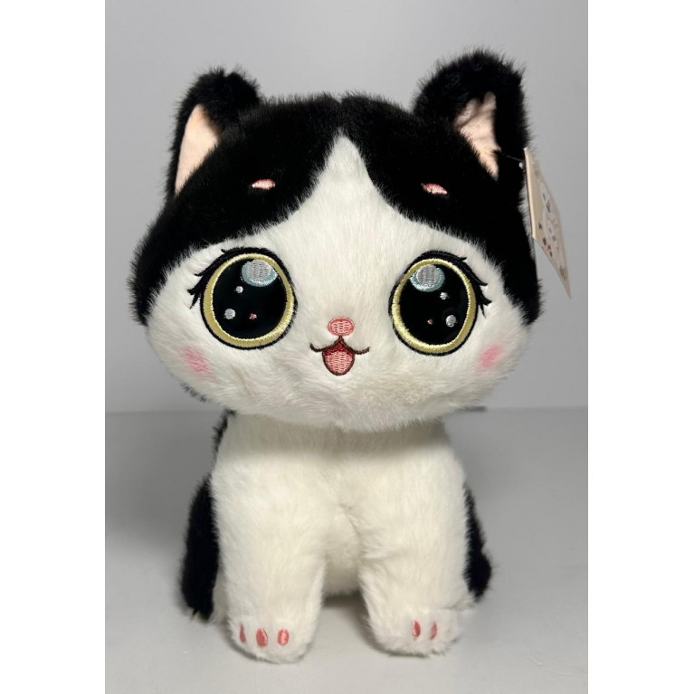 Игрушка мягкая кошка 24 см t1227-2
