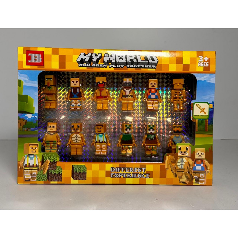Игрушка набор фигурок  героев для конструктора  33102 26*5*18 см 12в1