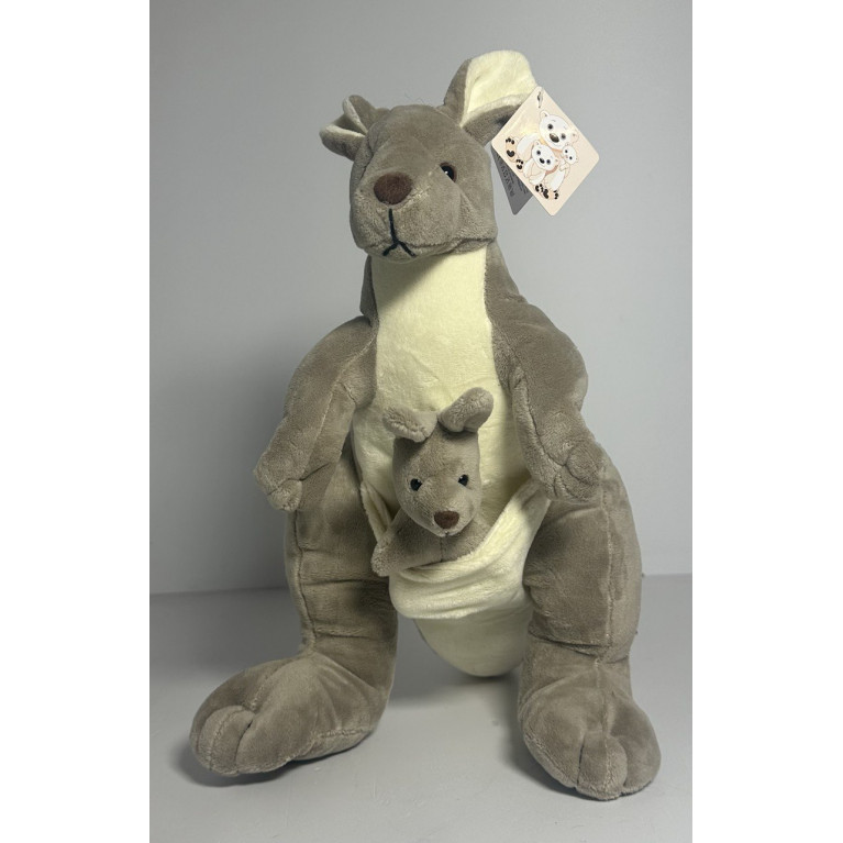 Игрушка мягкая кенгуру  30 см t4348-30