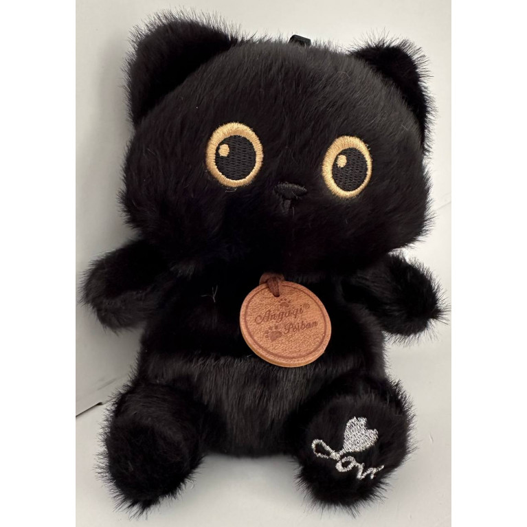 Игрушка мягкая антистресс с запахом чёрная кошка 20 см