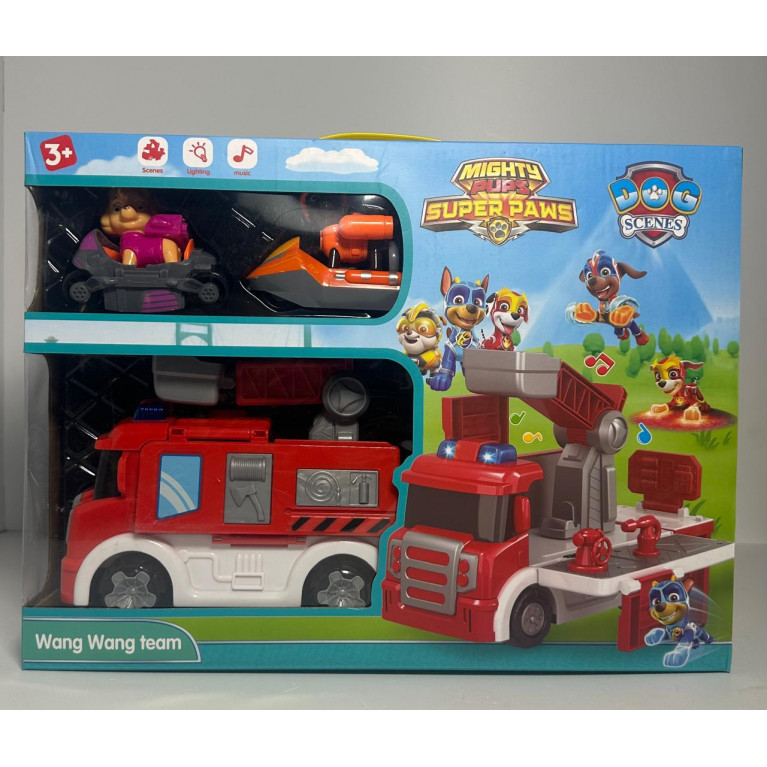 Игрушка пожарная машина + герои 40*11,5*30 см 187-501