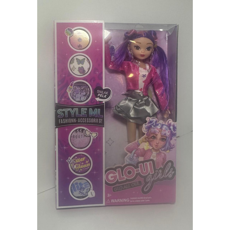 Игрушка кукла с сюрпризом  29 см руки, ноги гнутся 20*4*30 см