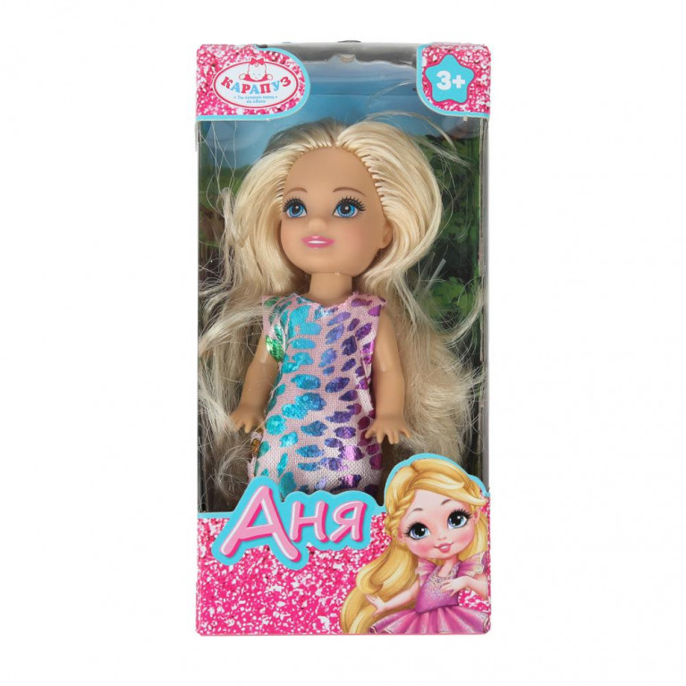 Кукла Аня 12 см, кор КАРАПУЗ в кор.120шт