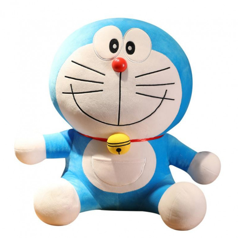 ФФФ Мягкая игрушка Doraemon Дораэмон (синий кот) 45 см