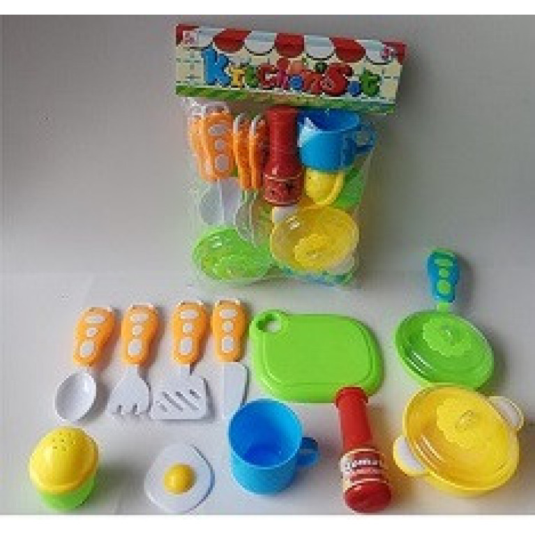 Набор игровой "Детская посуда" 10 предметов в пакете 312-12