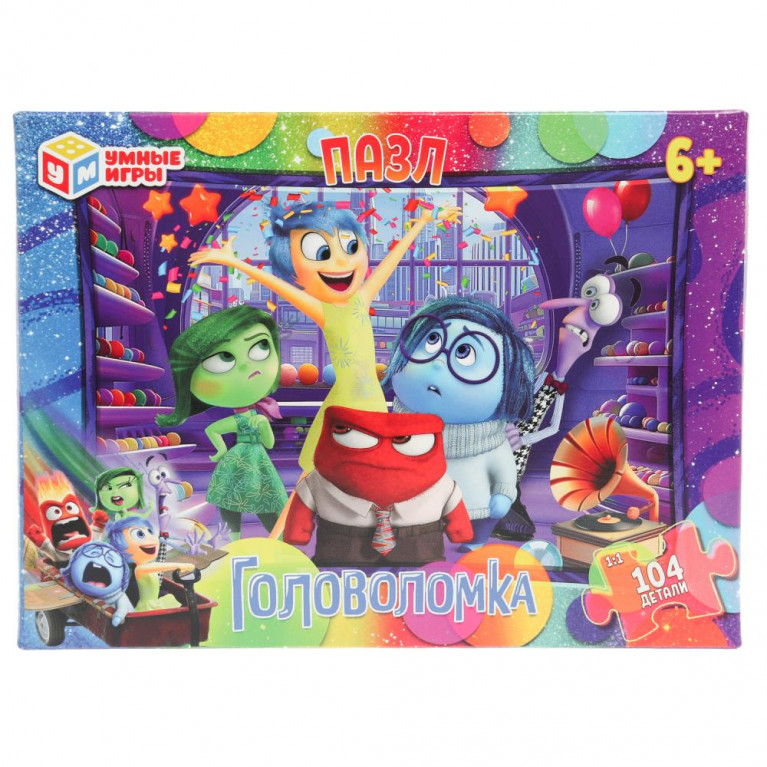 Головоломка. Пазлы в коробке 104 детали. 190х141х35 мм. Умные игры  в кор.24шт