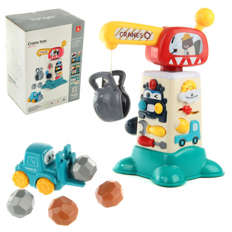 Развивающая игрушка "Кран" со св. и зв.,31х22х16,кор. 120832