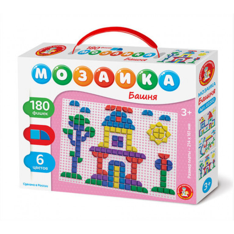 Мозаика "Башня" фигурная 180 эл 02202