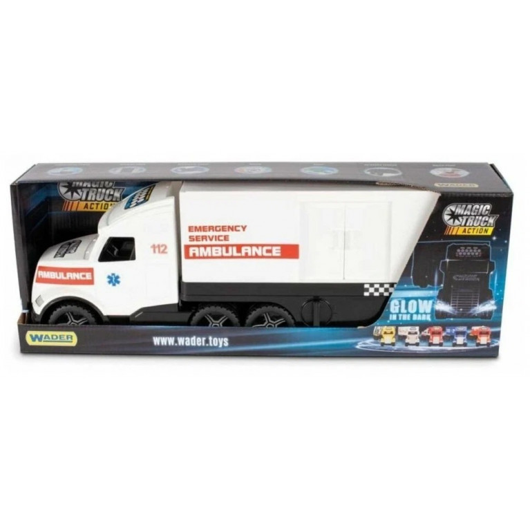 Арт.36210 "Magic Truck" скорая помощь 79х29,5х20,5см