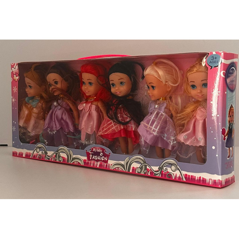 Игрушка набор кукол 6в1 в коробке 7769 42*5*18 см