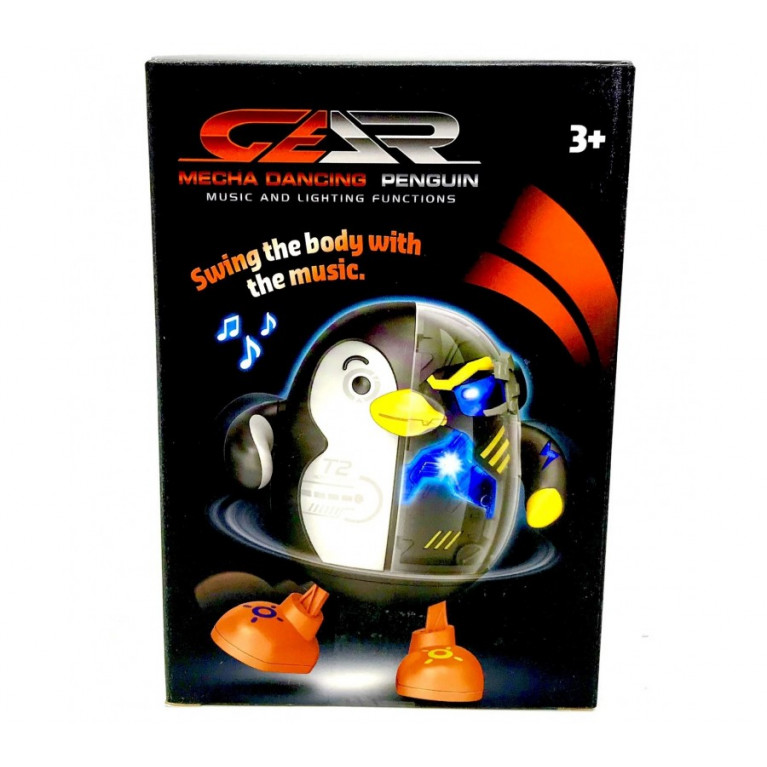 Игрушка пингвин движение, свет, звук t-2 12*12*18 см