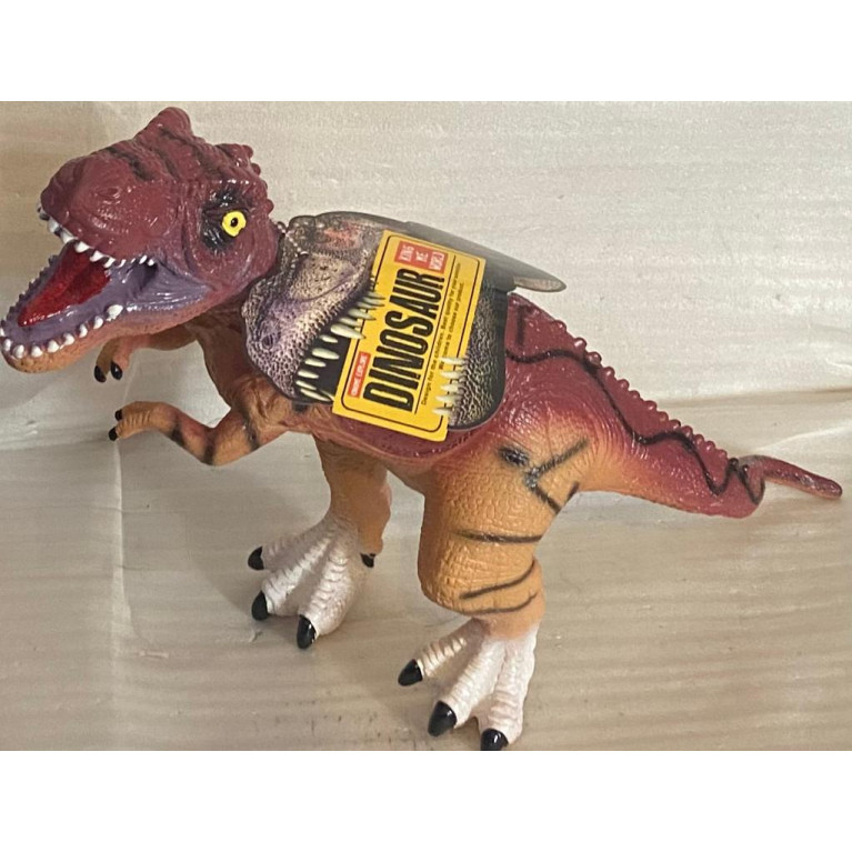 Пластизол. игрушка Динозавр в ассортименте (звуковая, 6 видов),№021/022/023/024/025/026, 24/48 шт.