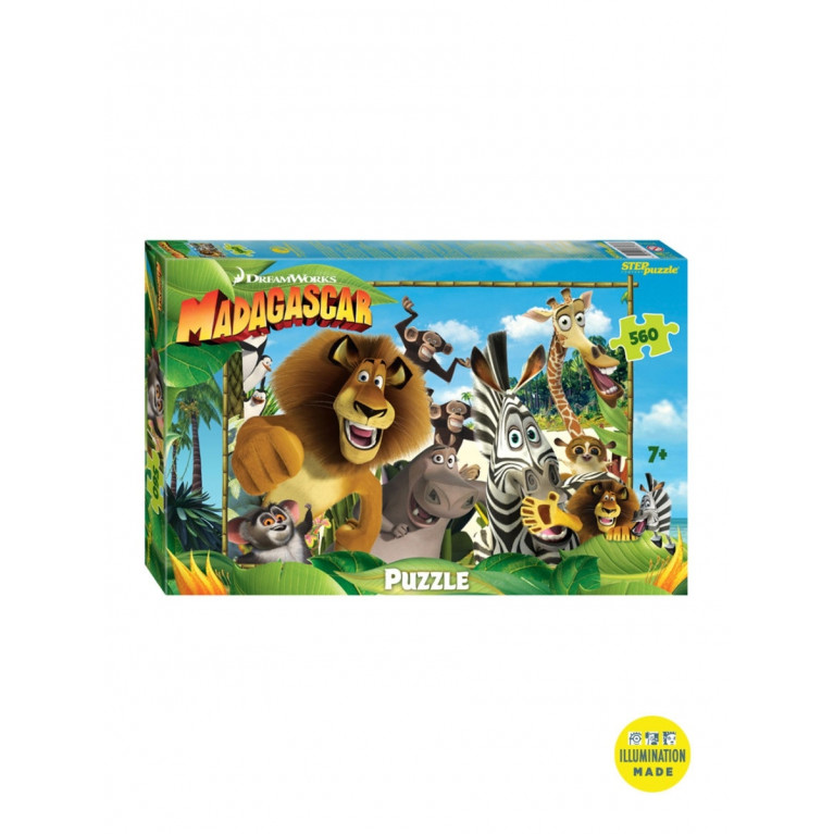 Steppuzzle  Пазлы   560 97074 DreamWorks. Мульти. Мадагаскар - 3
