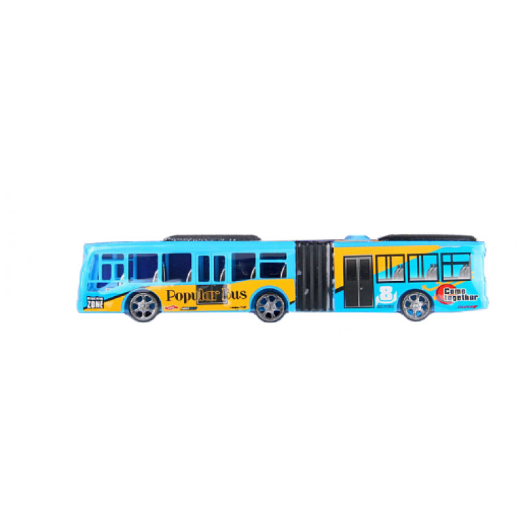 Автобус инерц., синий,  в/п 28*4,5*6 см