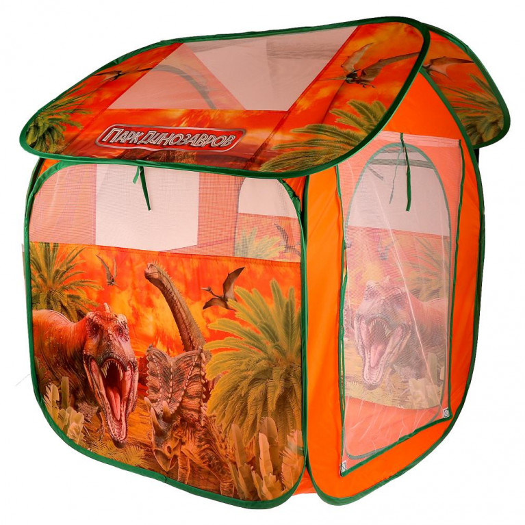 Палатка детская игровая ПАРК динозавров 83х80х105см, в сумке Играем вместе в кор.24шт