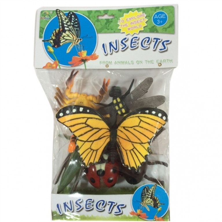 Набор насекомых "Insects" в пакете, KC6-006A